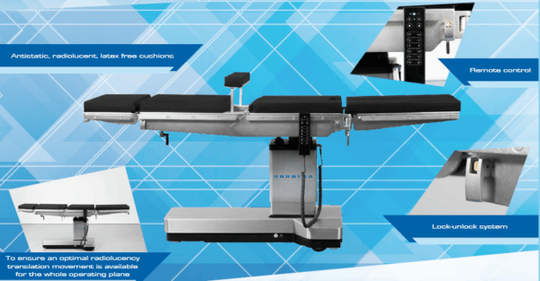 ST 5 Surgical table features